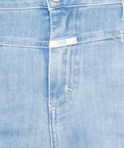 CLOSED Femme PUSHER Jeans Skinny Bleu Clair - Jean Slim Taille Haute -Promos CLOSED Magasin c9e601c2bc044f1bb0082ca8aaff9318