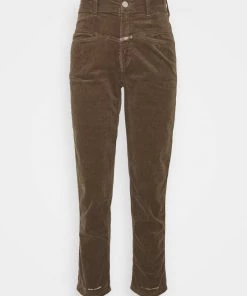 CLOSED Femme PEDAL PUSHER Pantalon Classique Chocolate Chip - Pantalon Taille Haute en Coton Élégant -Promos CLOSED Magasin ca7422b6150c4925a1f9948dd7f39715