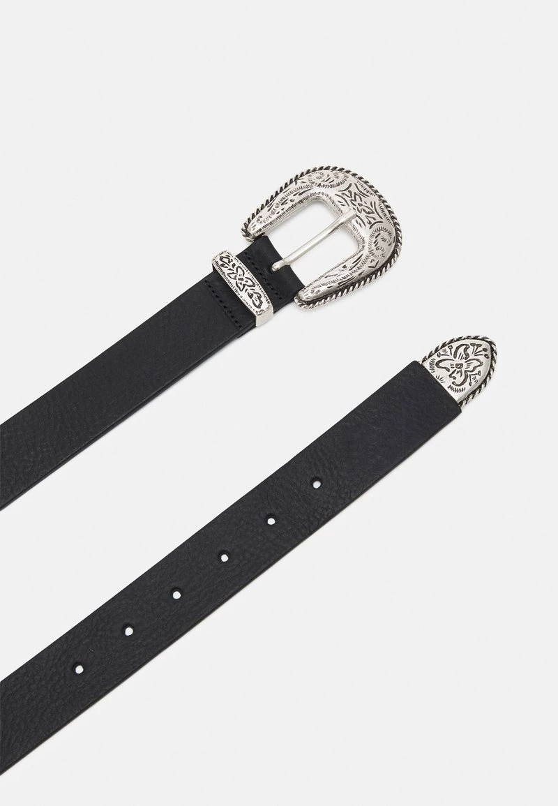 CLOSED Femme Ceinture Détente en Cuir Noir - Élégance et Confort 4 CLOSED Femme Ceinture Détente en Cuir Noir - Élégance et Confort – Image 2