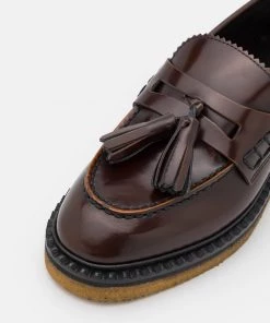 CLOSED Femme BELL Mocassins Marron Taupe - Chaussures Plates Élégantes -Promos CLOSED Magasin cf3caf8bb6674f31808d3213817ef047