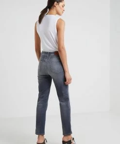 CLOSED Femme PEDAL PUSHER Jean Boyfriend Mid Grey - Jeans Large & Boyfriend -Promos CLOSED Magasin d1180d42c6eb4bdab472fa91663906eb