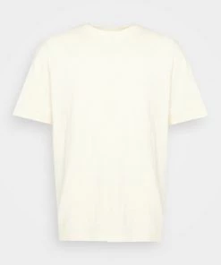 CLOSED Homme T-Shirt Relaxed Basique - Écru | T-Shirt Décontracté Haut de Gamme