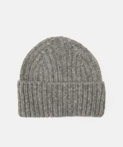 Bonnet CLOSED Grey Heather Melange Femme - Accessoire Mode Élégant