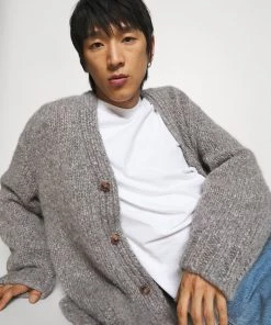 Gilet Cardigan CLOSED Homme Gris Clair Melange - Vêtements en Maille -Promos CLOSED Magasin dbb2d87aec094ef2ac74412716408f5a