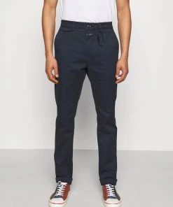 CLOSED ATELIER Tapered Chino Homme - Dark Night - Pantalon Chino Élégant