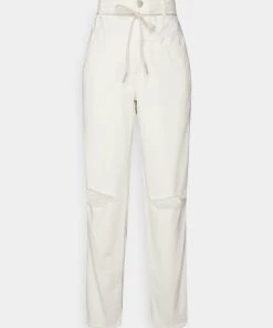 CLOSED Femme ANNI Jean Boyfriend Creme - Jeans Large Taille Confortable et Tendance