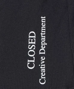 CLOSED Femme T-Shirt Basique Noir - T-Shirt Élégant et Confortable -Promos CLOSED Magasin de6cde3211734708a46e407ea4c107a0
