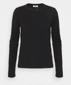 T-shirt à Manches Longues Femme Noir - CLOSED