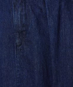 CLOSED Femme MIDI SKIRT Jupe Trapèze Dark Blue - Jupe Élégante pour Femme -Promos CLOSED Magasin e1a2097e503e4b69abc5bf072eb09bed