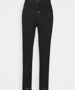 CLOSED Femme PEDAL PUSHER Jeans Fuselé Noir - Jean Mom Taille Haute