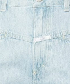 CLOSED Jean Slim Femme PEDAL PUSHER Bleu Clair - Taille Haute -Promos CLOSED Magasin e5a22b8c55ef4aac87a973312a74afd1