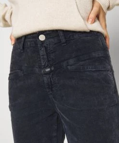 CLOSED Femme PEDAL PUSHER Pantalon Classique Dark Night - Pantalon Taille Haute Élégant -Promos CLOSED Magasin e89789d0803242f38ef139955a3c1d39