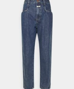 CLOSED Femme Jean Boyfriend Dark Blue - Jeans Large Taille Confortable