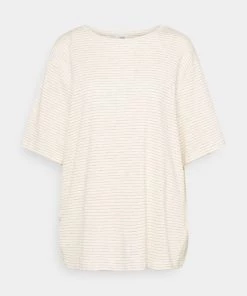 T-shirt Femme O SHAPE Imprimé Jaune/Écru - CLOSED