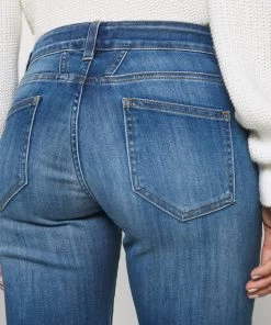 CLOSED Femme BAKER Jean Slim Mid Blue - Jean Slim Taille Haute en Denim -Promos CLOSED Magasin eb04d52834ac4abfaf73f77c13fa5212