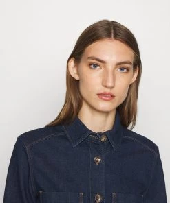 CLOSED TESSA Blouse Femme Bleu Foncé - Chemise Élégante pour Femme -Promos CLOSED Magasin ebd1cfb9c7a846c78f268a8851c19401