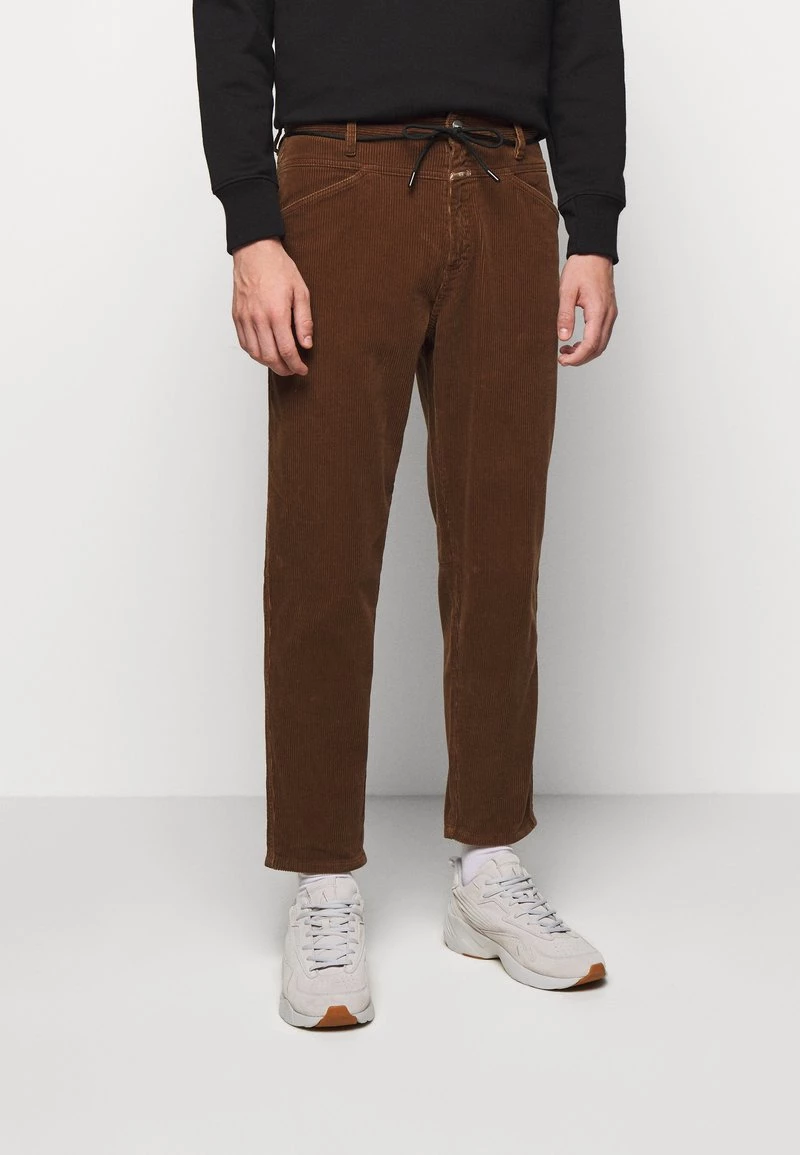 Pantalon Classique Tapered Homme CLOSED X LENT - Chocolate Brown 3 Pantalon Classique Tapered Homme CLOSED X LENT - Chocolate Brown