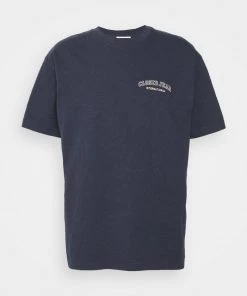 CLOSED Homme COLLEGE T-Shirt Basique Dark Night - T-shirt homme classique