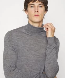 Pull col roulé CLOSED Homme - Gris foncé mélangé - Maille haut de gamme 11 Pull col roulé CLOSED Homme - Gris foncé mélangé - Maille haut de gamme -Promos CLOSED Magasin f23da9b24a2c4483b316bde5e9e6ef2f