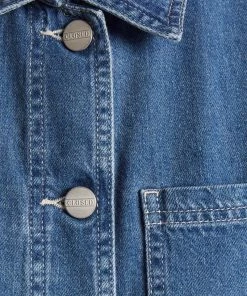 CLOSED Femme TOKYO Veste En Jean Mid Blue - Vestes en Jean Décontractées -Promos CLOSED Magasin f3db482876974f4287f72090b0cdd8ee