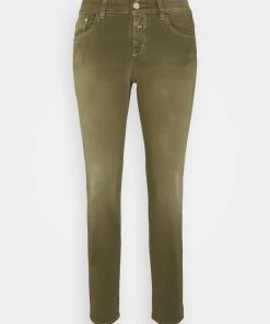 CLOSED Femme BAKER Jean Slim Green Umber - Jean Slim Femme Vert Brun -Promos CLOSED Magasin f5a3dfa0817444e0a48c7ce438786c82