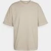 CLOSED Homme T-Shirt Relaxé Basique Grain Beige - T-Shirt Décontracté Haut de Gamme -Promos CLOSED Magasin f93ecfd031544b2891fe6eee9a097f5a