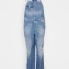 CLOSED DUNGAREE Salopette Mid Blue Femme - Pantalon Salopette Décontracté -Promos CLOSED Magasin fafb5ea69a154c9da43c1b438cb2c67e