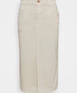 CLOSED Femme JUNE Jupe En Jean Almond Cream - Jupe en Jean Élégante pour Femme