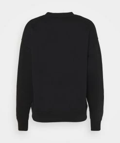 CLOSED Femme Sweatshirt à Col Rond avec Logo Tonal - Noir -Promos CLOSED Magasin fcb2d7d0feea4a519b2e55a6e0463d9b